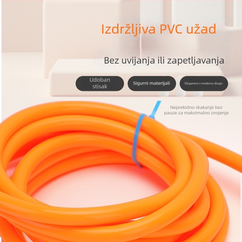 Preskakanje užeta Ruimi, PVC, 5989, Porijeklo Jinhua, Pogodno za trčanje i fitness.