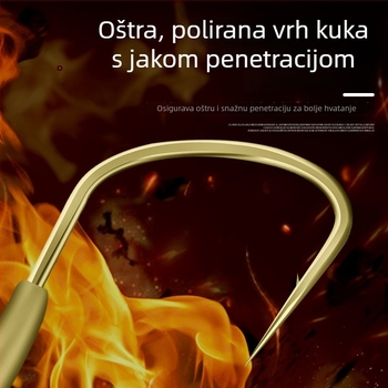 Lakeside Sky Hook s bakrenom glavom, bodljikav horog, 5 komada u pakiranju, 1000 komada, za ribolov u spremniku i jezeru
