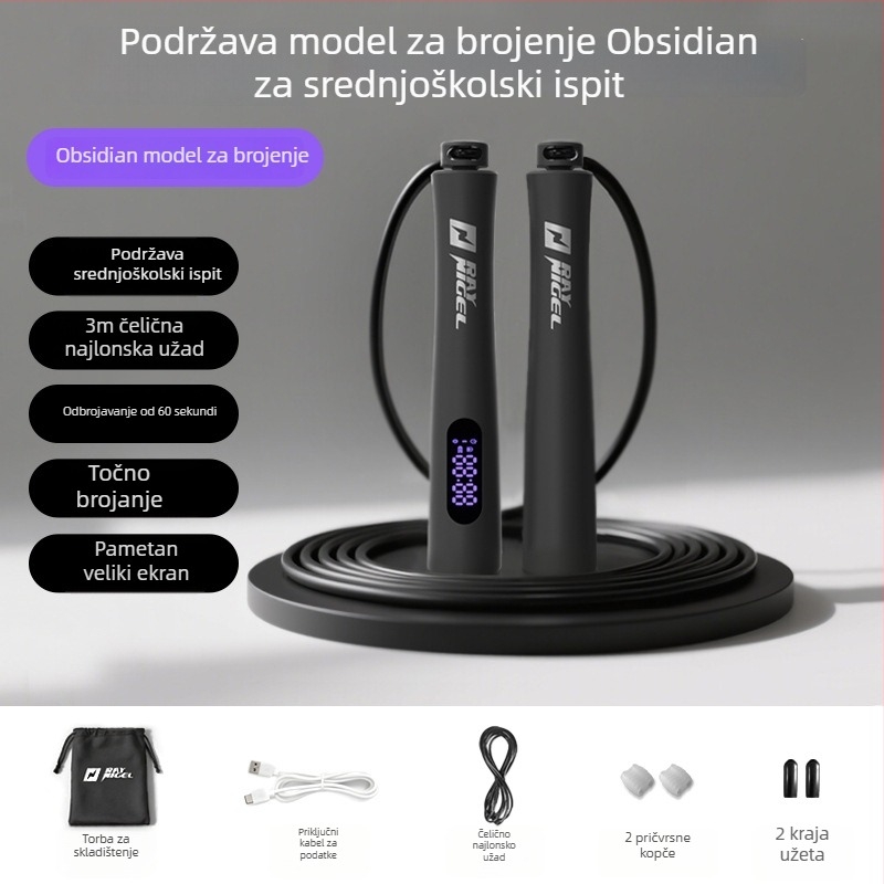 Raynigel Pametno Uže Za Skakanje – ABS, 2.8, Oprema Za Fitness