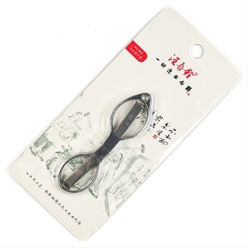 Nerđajuće čelične sklopive škare s izvlačnom oštricom za ribolovnu liniju – prijenosne