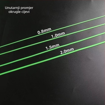 Cijev za ribarsku liniju — svjetleća mekana gumena cijev, protiv ugriza, protiv zapetljavanja — dodatak za morski ribolov