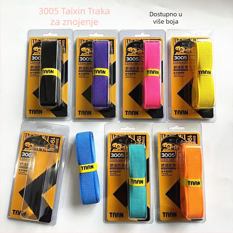 Proširena traka za gripu s upijanjem znoja, PU materijal, za držače štapa za ribolov, grip za badminton i ručice upravljača bicikla