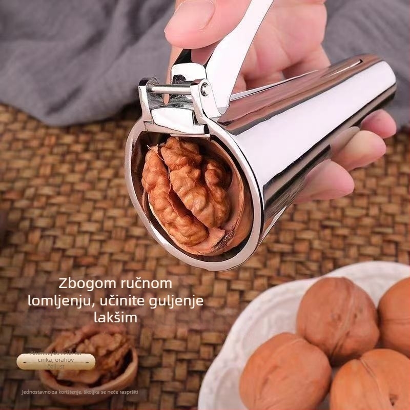 Višestrani alat za otvaranje orašastih plodova – aluminijska legura, tiskani logotip, mogućnost prilagođavanja