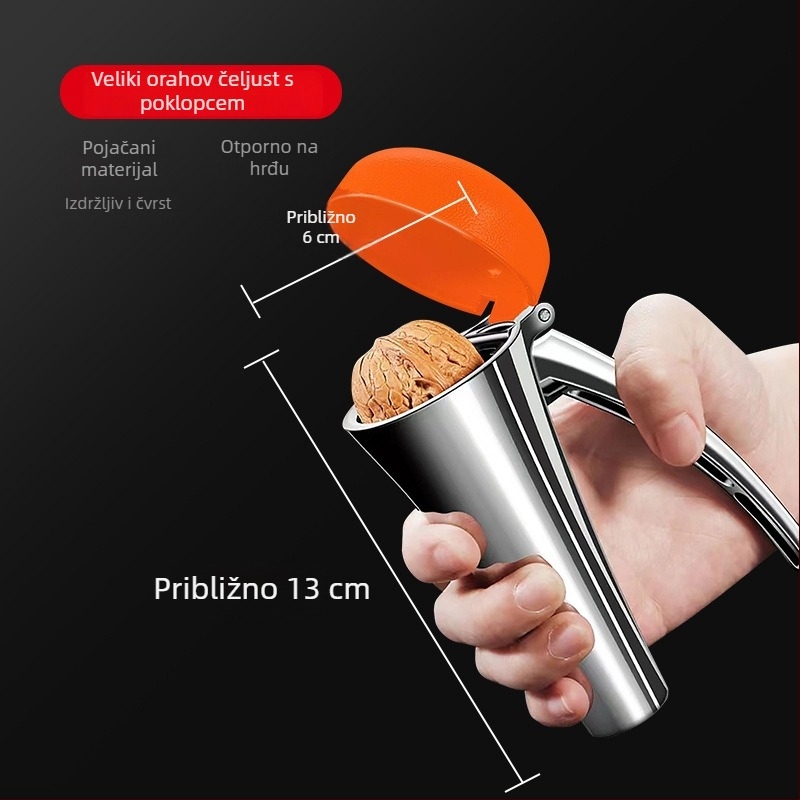 Višestrani alat za otvaranje orašastih plodova – aluminijska legura, tiskani logotip, mogućnost prilagođavanja