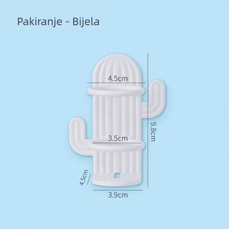 Držač za električnu četkicu s UV sterilizacijom, zidni, vakuumsko pričvršćivanje, plastični