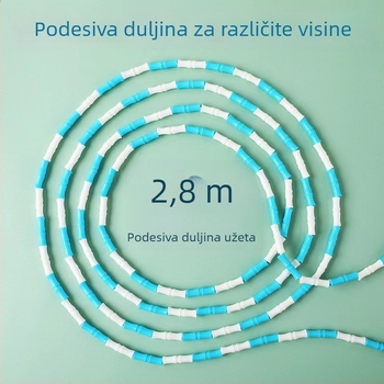 Deli bambusovo preskakanje užad za djecu, PVC materijal, podesiva duljina