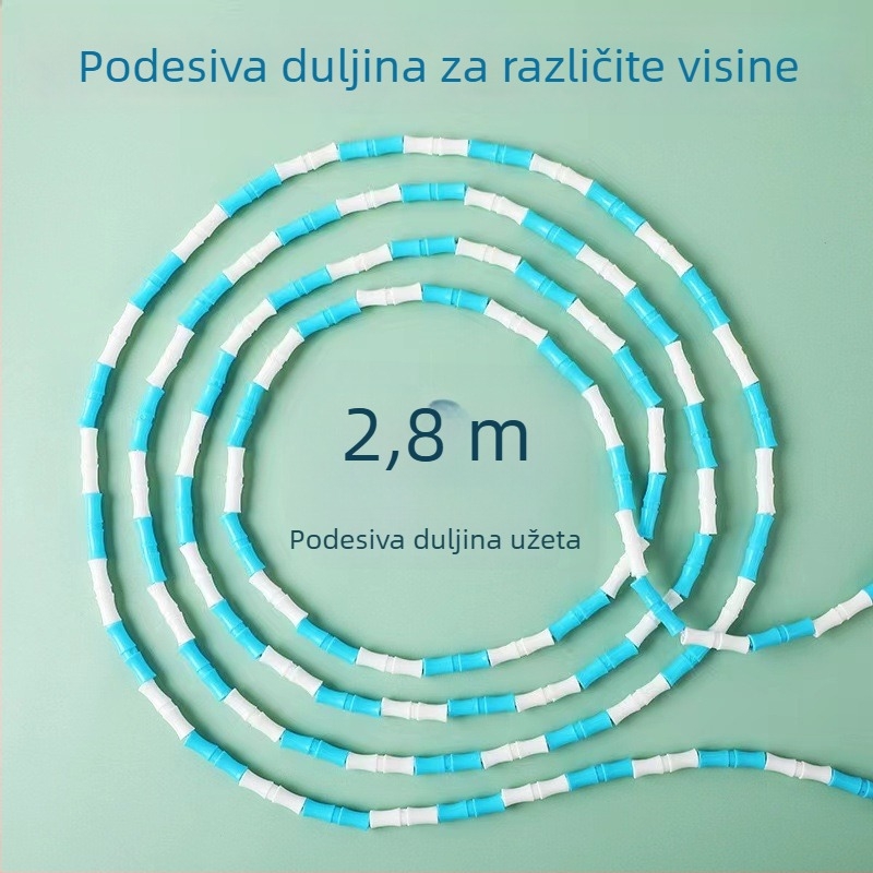 Deli bambusovo preskakanje užad za djecu, PVC materijal, podesiva duljina