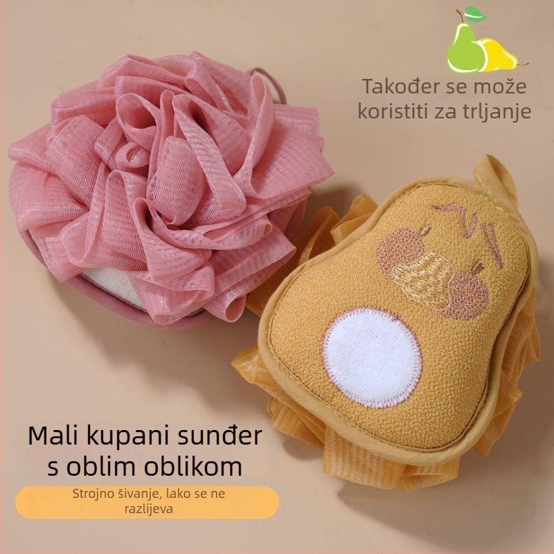 Unique kugla za kupanje s cvijetom – izdržljiva, dvostrana, dvije u jednoj, poliester, za djecu