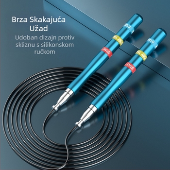 Skakač s čeličnim užetom, automatskim zaključavanjem, prilagodljiv, dvostruki ležajevi, duljina 3 m