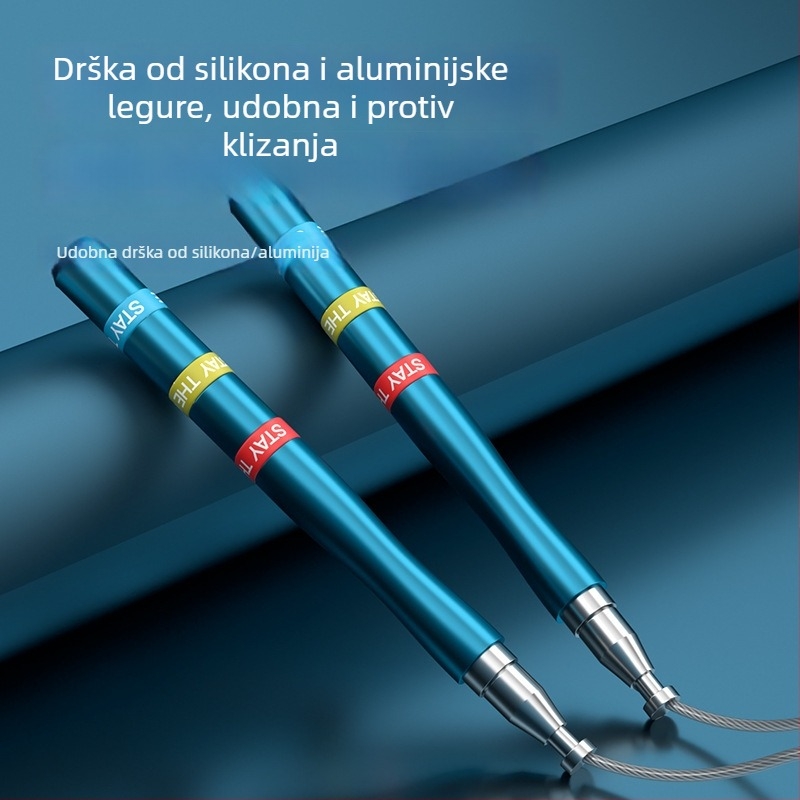 Skakač s čeličnim užetom, automatskim zaključavanjem, prilagodljiv, dvostruki ležajevi, duljina 3 m