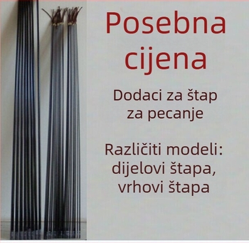 Ugljični štap za ribolov s višesekcijskom Konstrukcijom, šuplji ili čvrsti vrh, kompletna paleta modela
