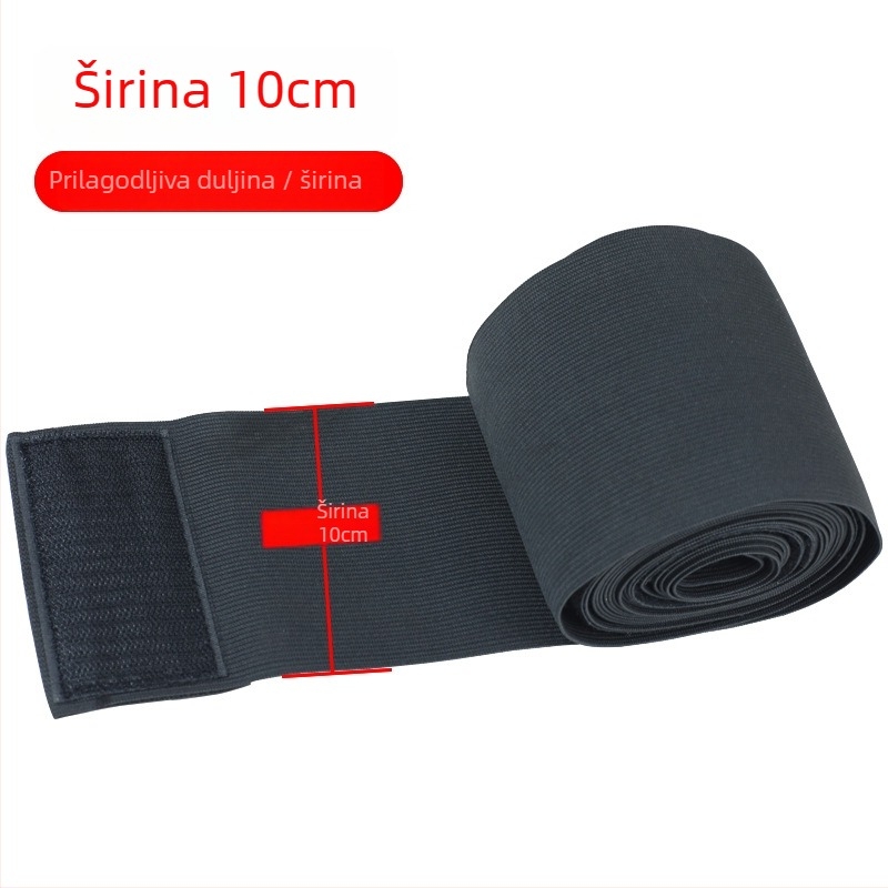 Pojas za struk za jogu i fitness – elastični omotač, unisex za odrasle, poliester, pojas s višestrukim krugovima