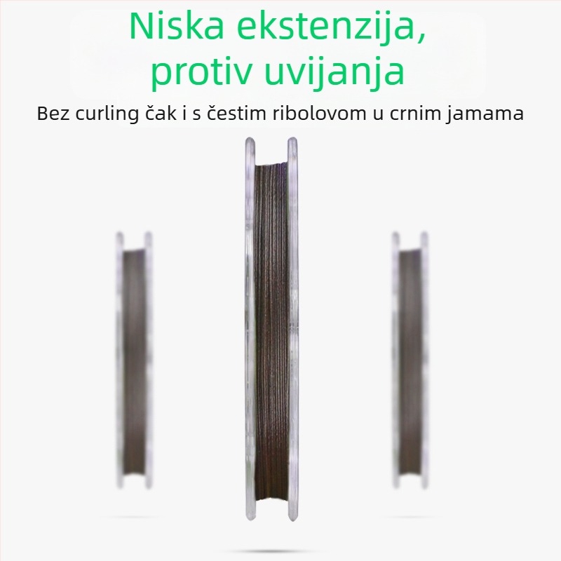 Floating on the Clouds PE ribolovna glavna linija s karbonskim središtem i laser-nano premazom, visoka čvrstoća