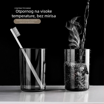 Držač četkica za zube – zidni držač sa vakuumskom čašom, bez bušenja, plastični materijal, prostor za pastu.