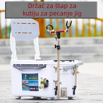 Stalak za štapove od nehrđajućeg čelika, višenamjenski sklopivi nosač za ribolov na stijenama, u moru i uz obalu