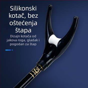 Bohai Ocean karbonski nosač, serija TQ – lagani kratki stalak za štapove za pecanje i kutiju s priborom