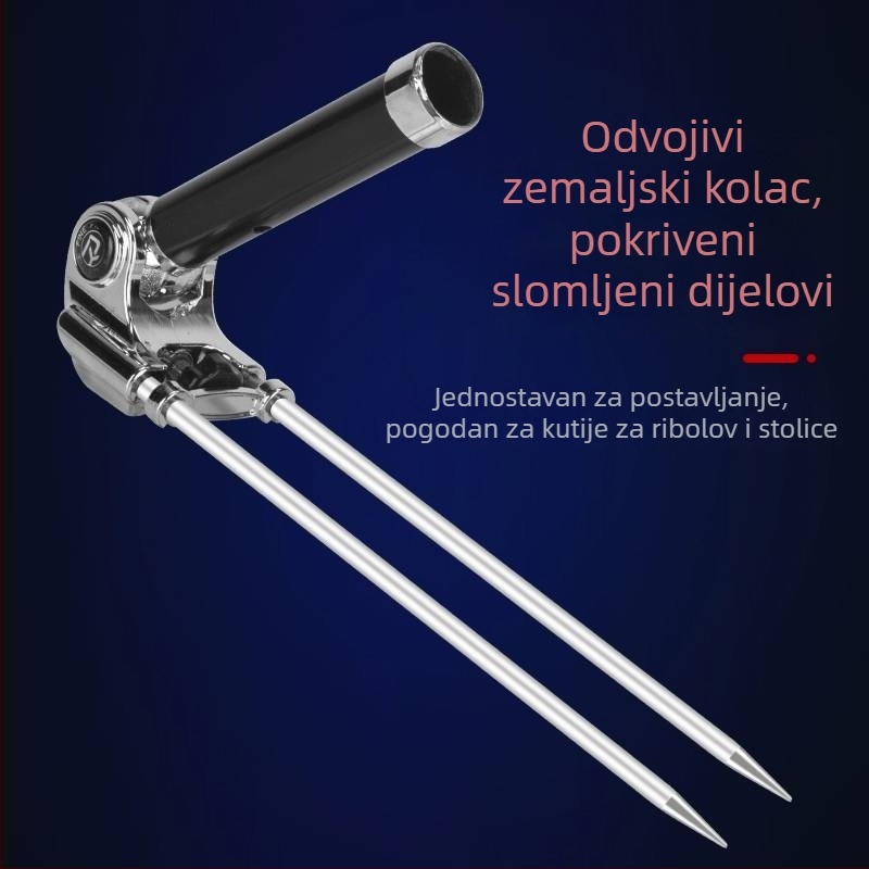 Bohai Ocean karbonski nosač, serija TQ – lagani kratki stalak za štapove za pecanje i kutiju s priborom
