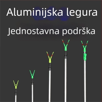 Yu Cheng Držač za morski štap – sklopiv, okretan u više smjerova, aluminijska legura, tip baterije
