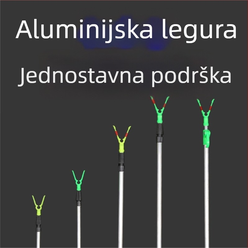 Yu Cheng Držač za morski štap – sklopiv, okretan u više smjerova, aluminijska legura, tip baterije