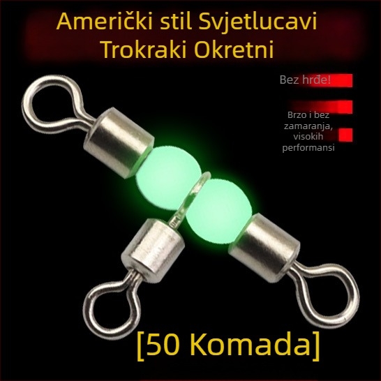 Pomorski ribolov: prsten u obliku osmice s trostrukim okretno-spojem — Starry Outdoor; Materijal: Drugo