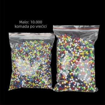 Set pinova, perlica, igala i kalem za nit – plastika+metal