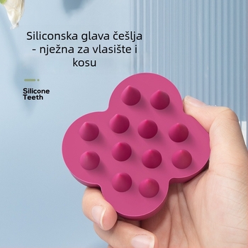 Silikonska četka za šampon i masažu vlasišta – NAYO, porijeklo Guangzhou, pakiranje 240