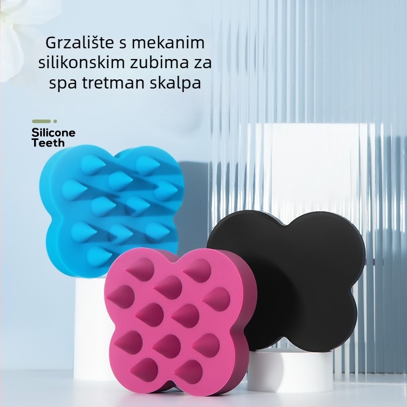 Silikonska četka za šampon i masažu vlasišta – NAYO, porijeklo Guangzhou, pakiranje 240