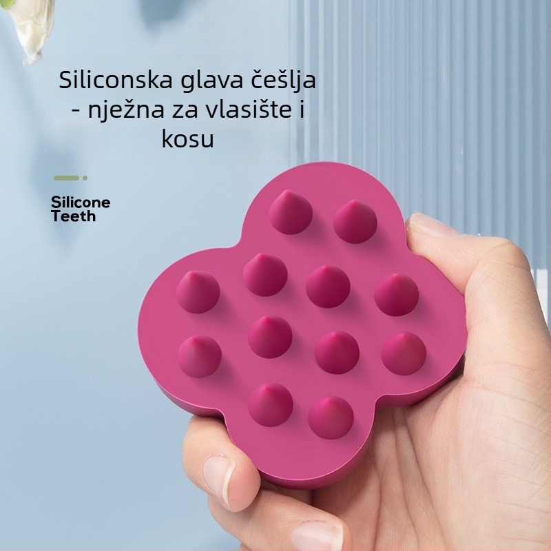 Silikonska četka za šampon i masažu vlasišta – NAYO, porijeklo Guangzhou, pakiranje 240