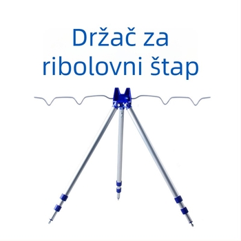 Aluminijski teleskopni trokutasti držač štapa za morski ribolov
