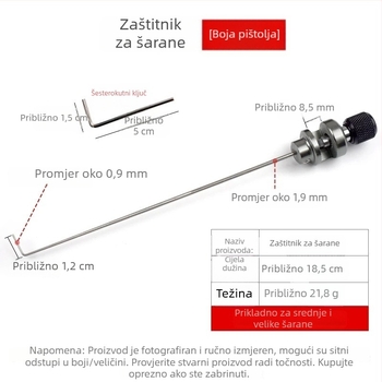Uklanjivač udice za ribolov s finom iglom od legure, bakrena prevlaka