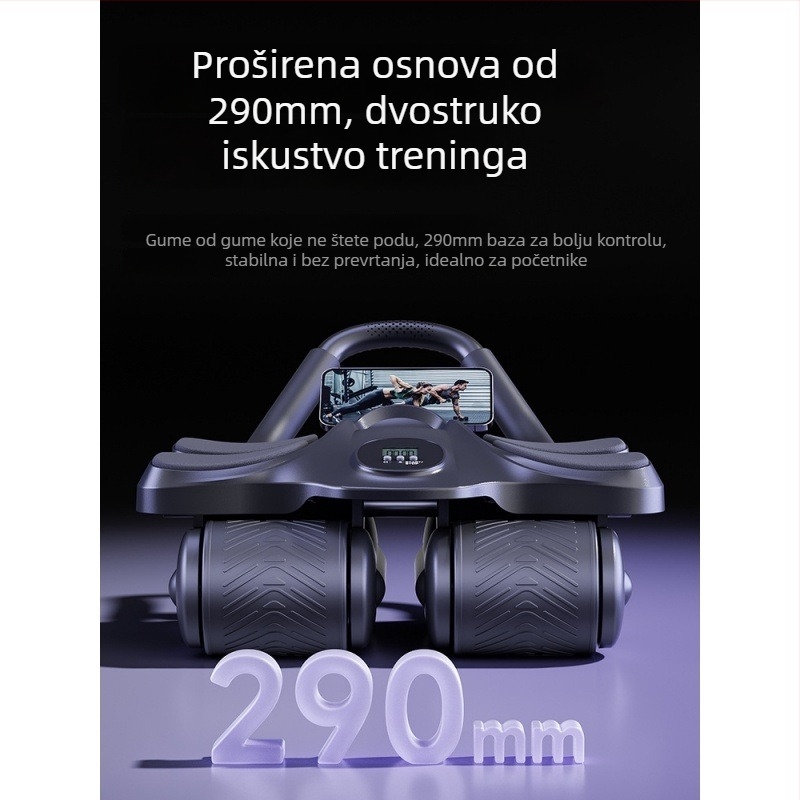 Četverokota trbušni kotačić s automatskim odskokom – za muškarce i žene, kućna upotreba, težina 2,5 kg, model 464