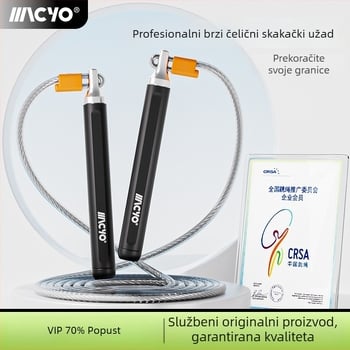 Uže za preskakanje s ležajem – PVC, fitness trening, za odrasle