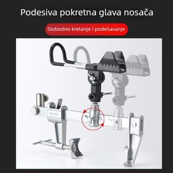 Držač za štap za most i brod, aluminijska legura, fiksni, nezloživ