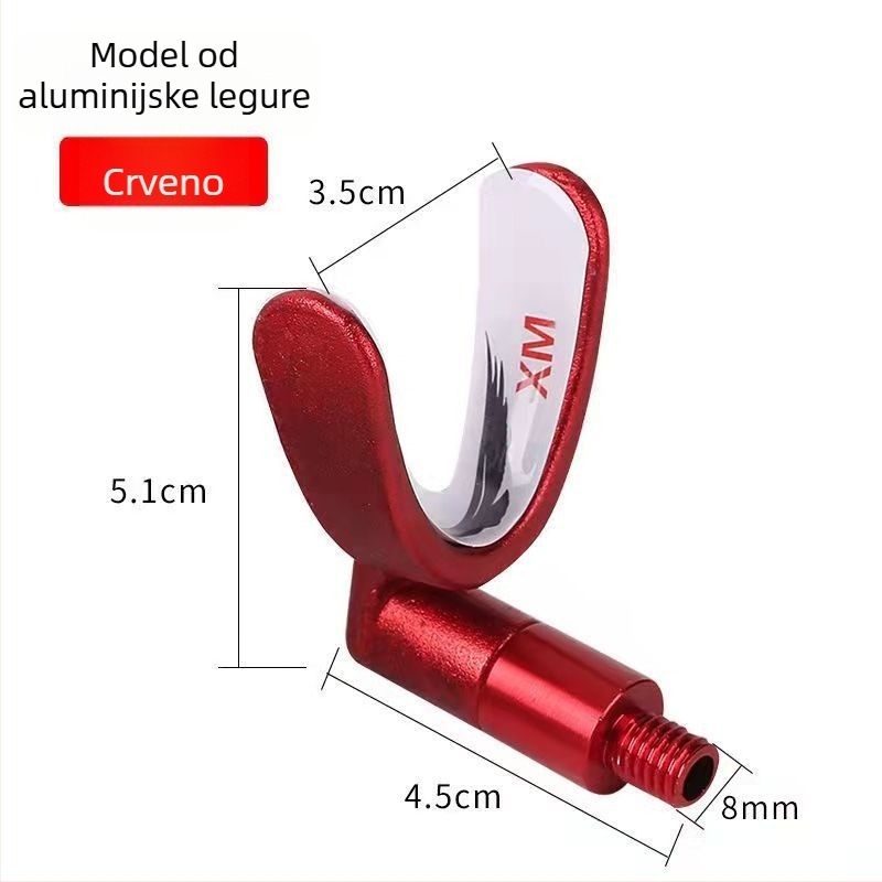 Držač štapa za ribolov s višestrukom rotacijom, aluminijska legura, napajanje baterijom, nije sklopiv