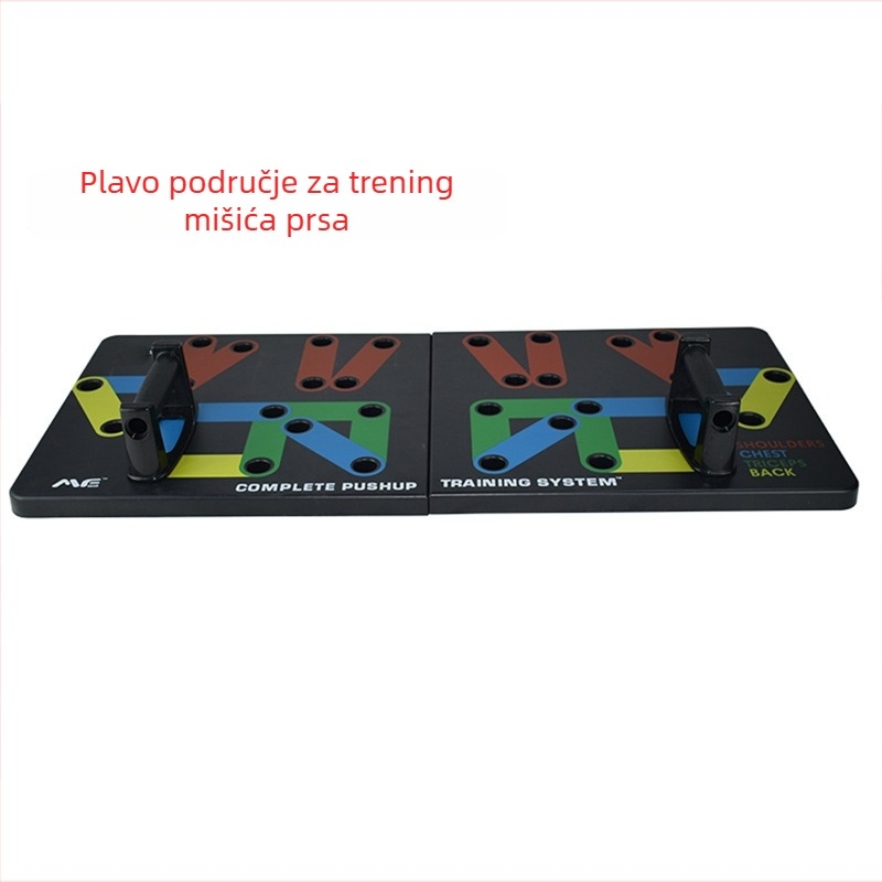 Jin Peng JPING sklopivi sustav za sklekove s nosačem, pločom za sklek i pločom za trbuh