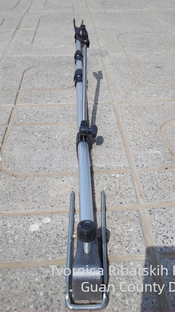 Dingda držač za štap ribolova, aluminijska legura, čvrst, nepomičan, ne-skupštljiv