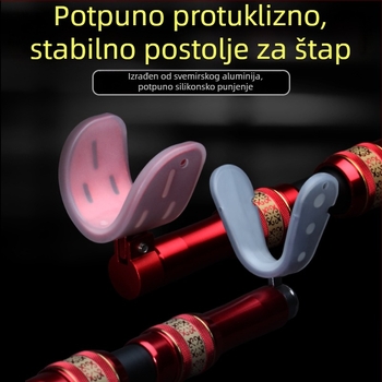 Prilagodljiv držač ribolovne štap od aluminijske legure, 8 mm univerzalni nosač glave štapa