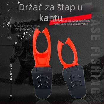 Keith držač štapova za ribolov – elastična guma + ABS, set od 2 komada