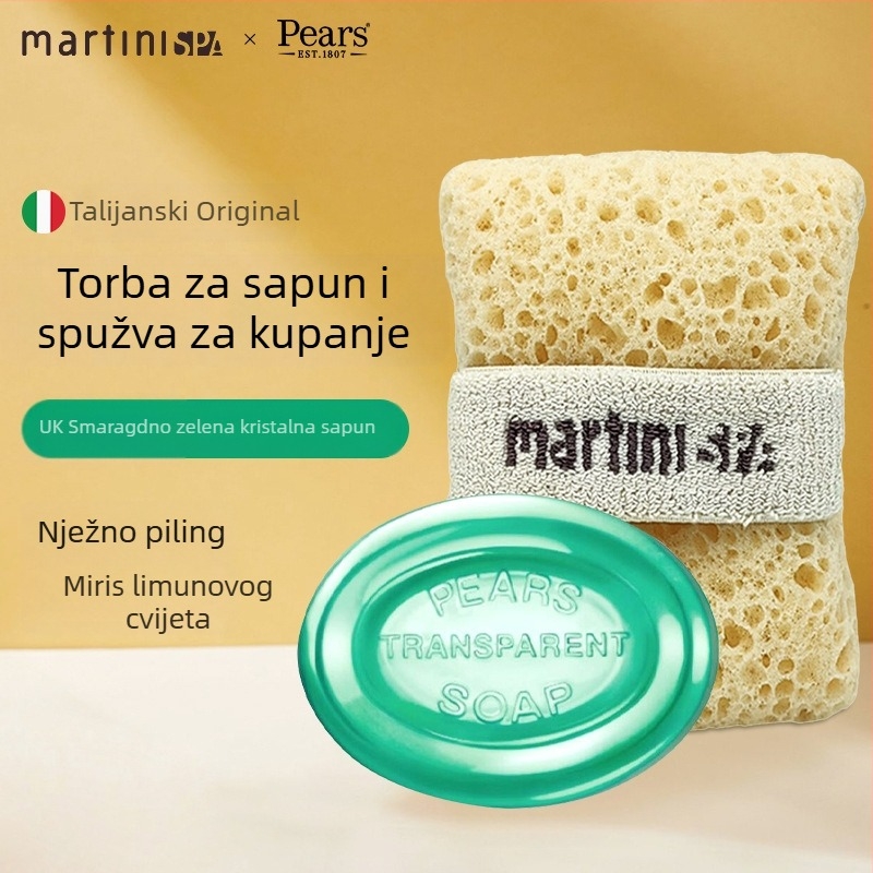 Kupaonska spužva s pjenastom mrežom za sapun, svilena cvjetna tekstura, za odrasle, Yue He