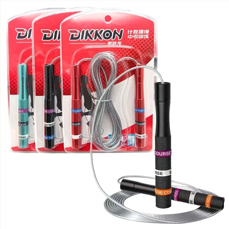 Brzo švihadlo za skakanje s PVC i čeličnim žicom, ručke od aluminijskog legura, model 5650