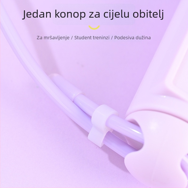 Pametno brojanje preskakala užeta za odrasle, PVC + čelična žica, dvostruka upotreba, kućni fitness