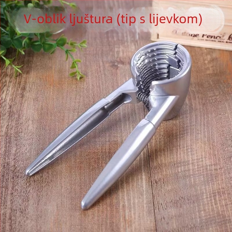 Otvarač za orahe i pekane od aluminijske legure – alat za otvaranje plodova, moderan stil