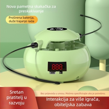 Inteligentni automatski stroj za preskakanje užeta, ABS tijelo; prikladno za trčanje, fitness i oblikovanje tijela; podržava trening više osoba, roditelj i dijete