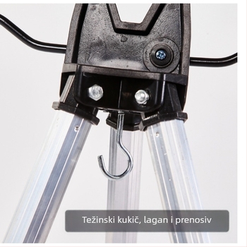 Trojnožni držač za morsku štapu od aluminijskog legura, trokutasti nosač, teleskopski fiksni nosač za duga bacanja