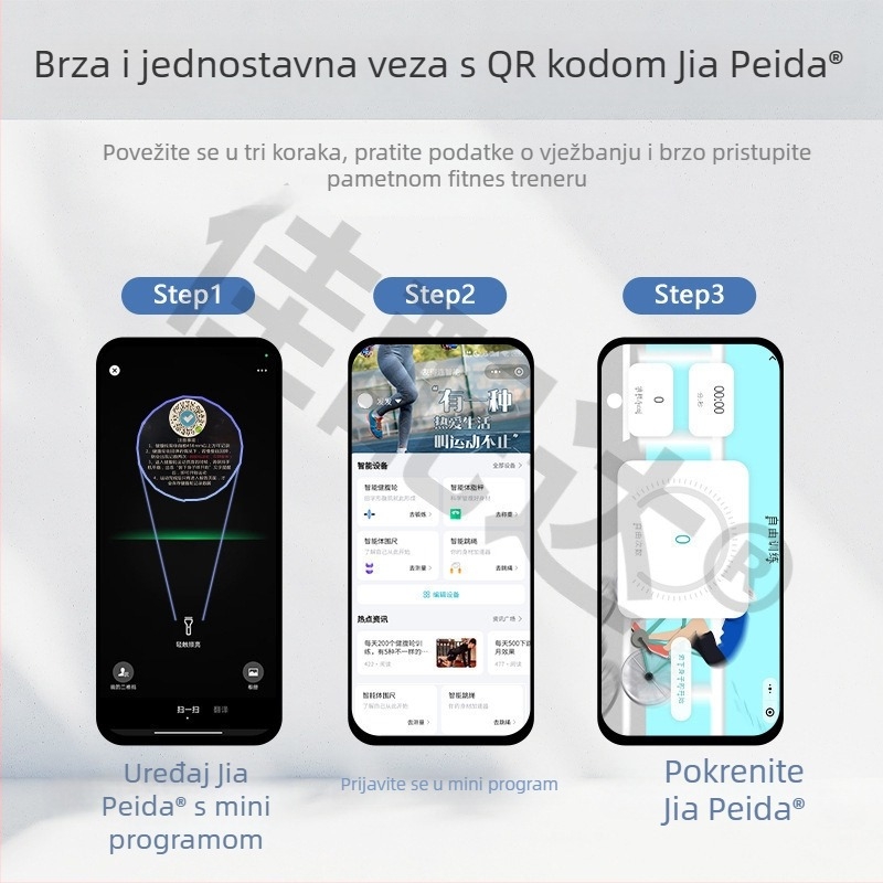 Jusai Četverokotačni abdominalni valjak za kućni trening – vježbanje trbušnih mišića