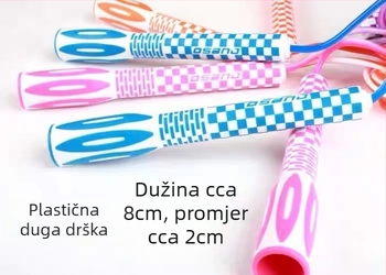 Užad za preskakanje s dugačkom drškom – PVC fitness užad za djecu, marka Jumping Music