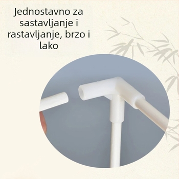 Stojeći PVC okvir za pravokutni kupaonski šator – nosač tuš paravana