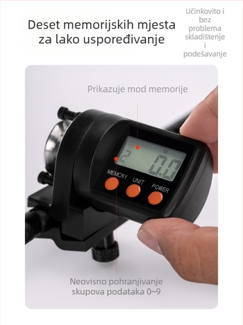 Elektronički mjerač ribarske linije – valjkasti tip – ABS kućište – marka Pool blade