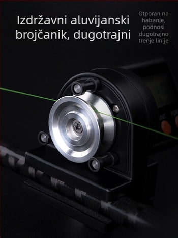 Elektronički mjerač ribarske linije – valjkasti tip – ABS kućište – marka Pool blade