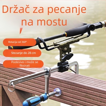 Ifeilex Torenski Držač Za Štapove, Klip-On Za Most/Raft, Višenamjenski Držač Za Morsko Pecanje, Ojačana Konstrukcija